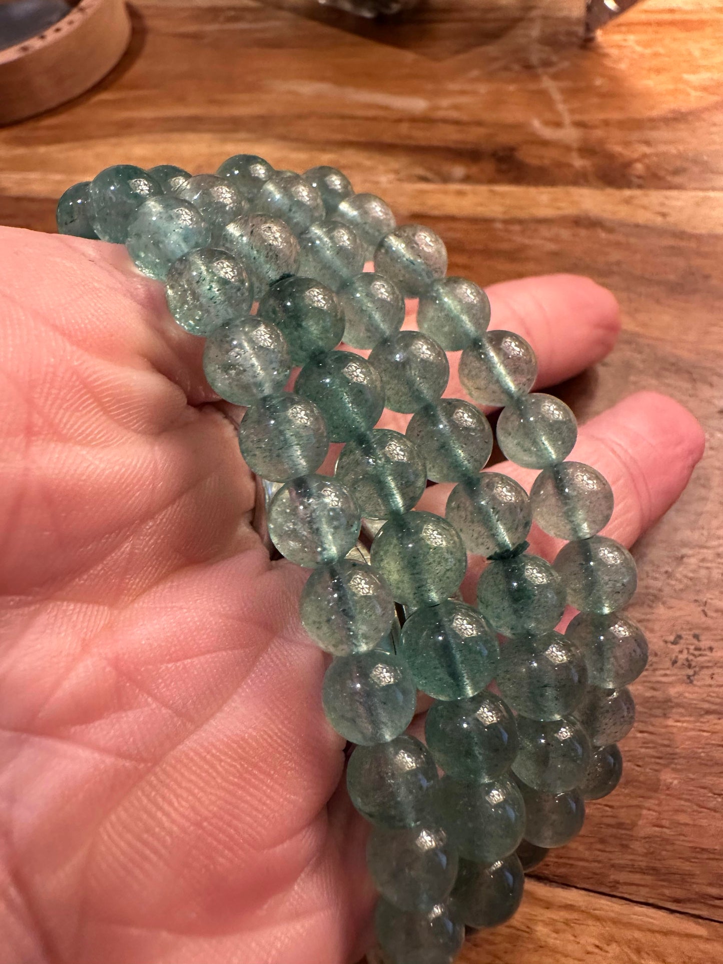 Green Strawberry Quartz - Bracelet