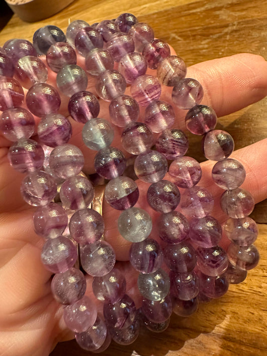 Purple Fluorite - High Grade - Bracelet