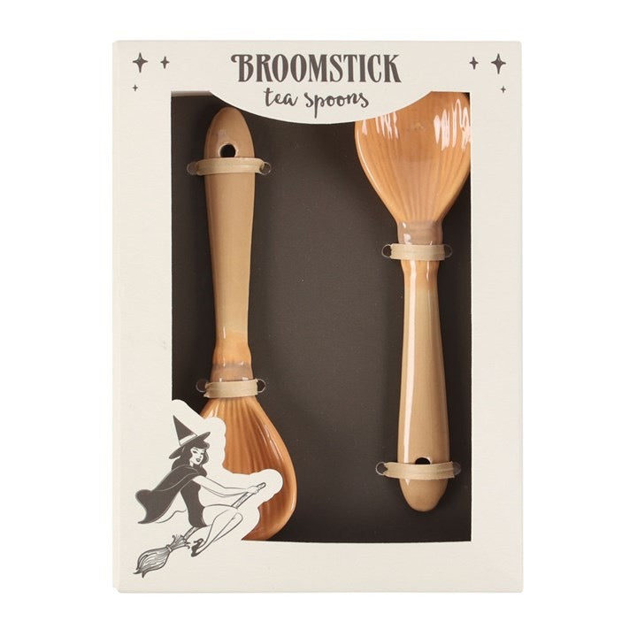 Broomstick Tea Spoons