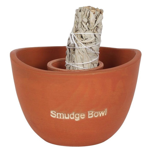 Clay Smudge Bowl