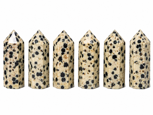 Dalmatian Jasper Mini Tower 16G 4CM