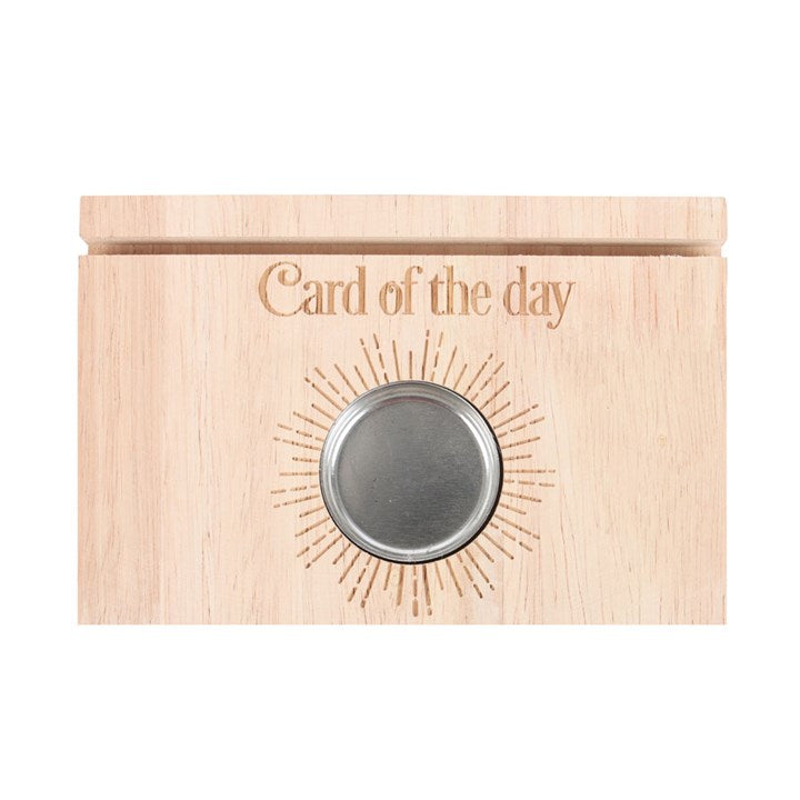 Natural Card of the Day Tarot Card Stand Tealight Holder Not Returning