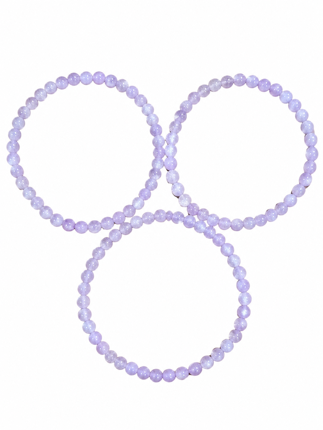 Lavender Amethyst Bracelet 4mm