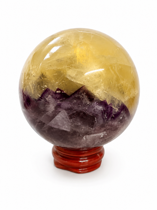 Mixed Fluorite Sphere