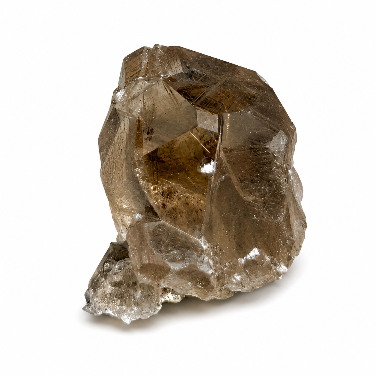 Raw Smokey Quartz Points with Rutile