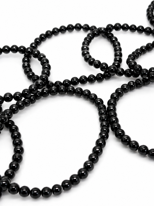 Black Tourmaline Bracelet 4mm