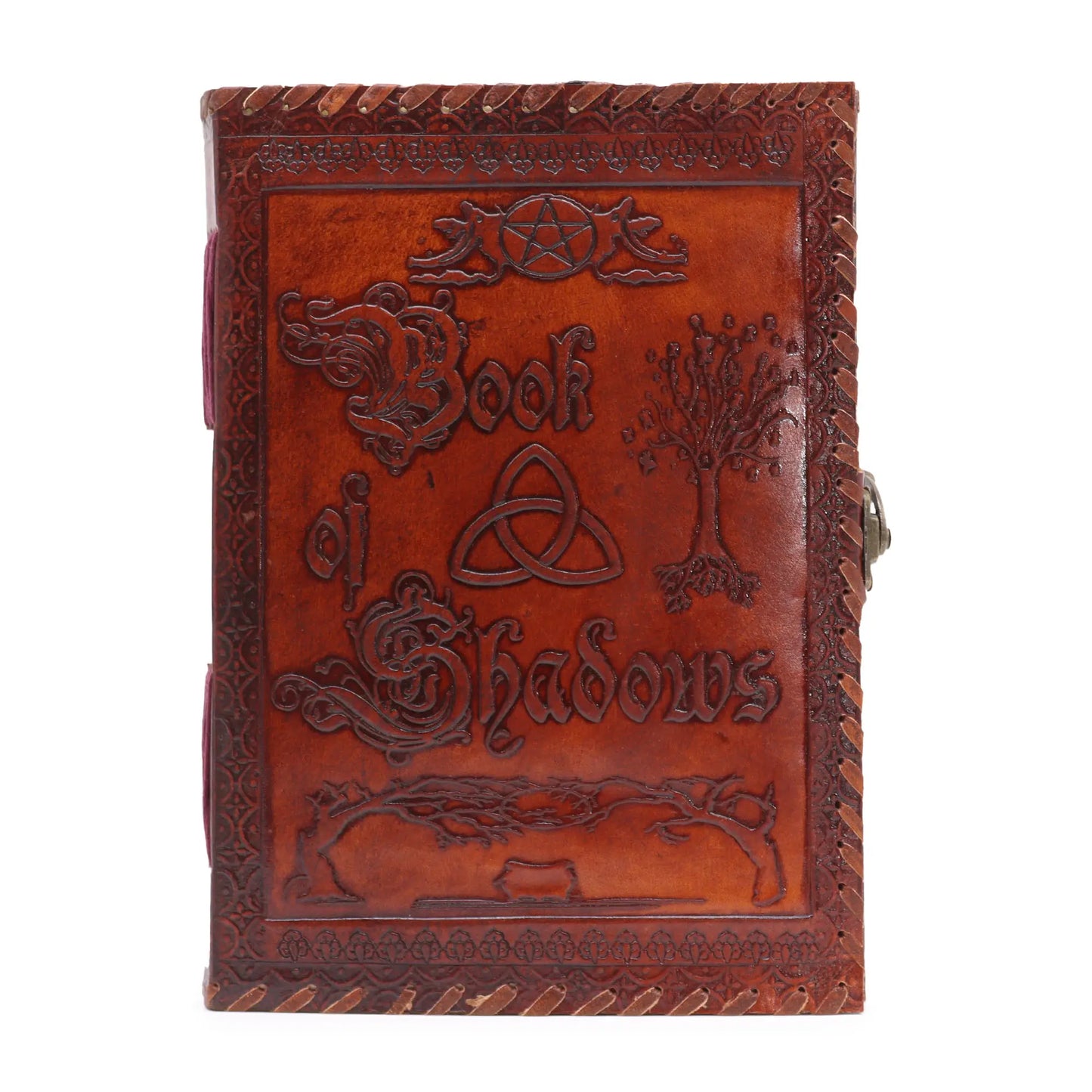 Large Book of Shadows - Dark Tan (25x18cm)
