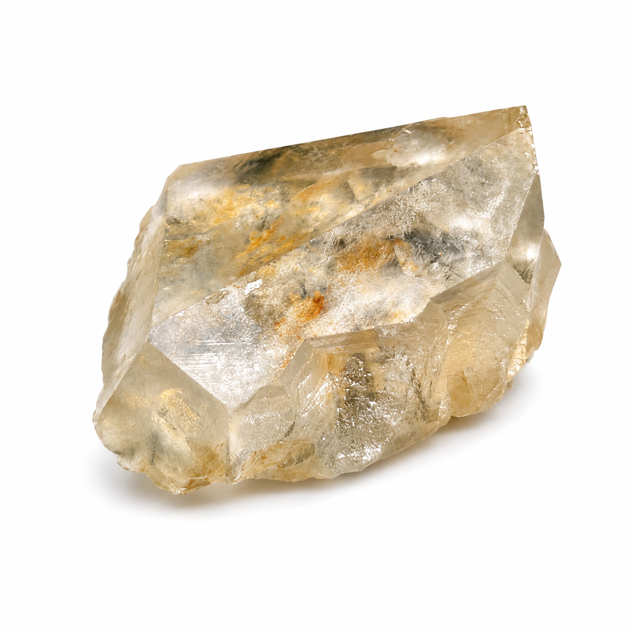 Raw Smokey Quartz Points with Rutile