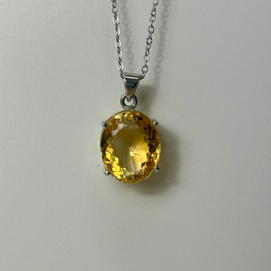 Citrine 925 Pendant