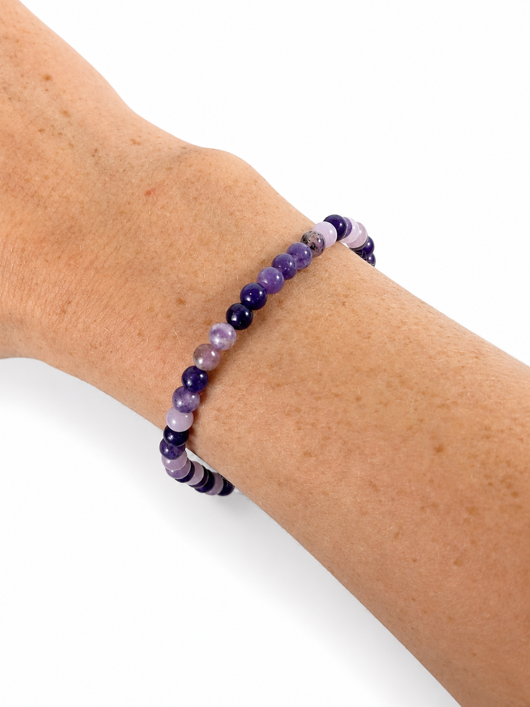 Purple Mica 4 mm Bracelet