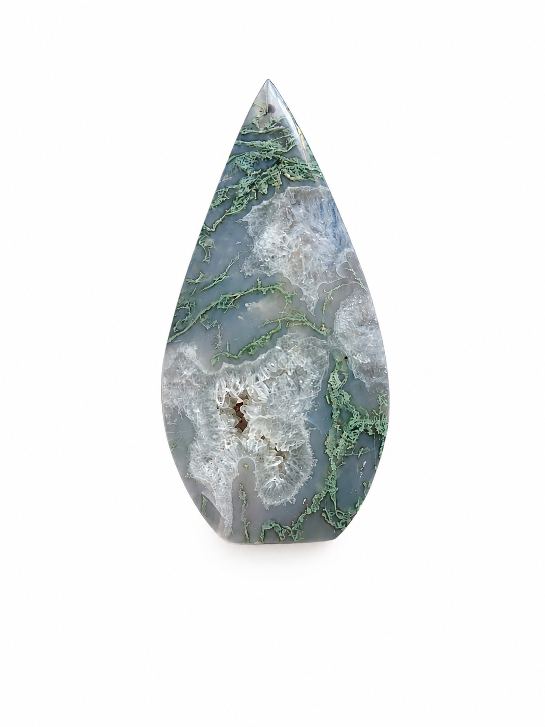Moss Agate Flames