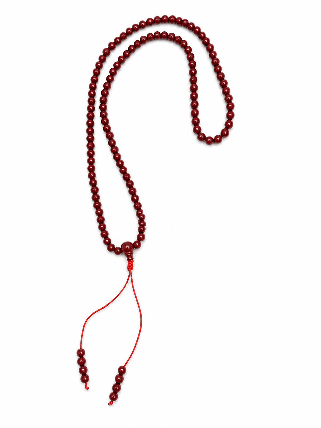 Cinnabar Beaded Necklace