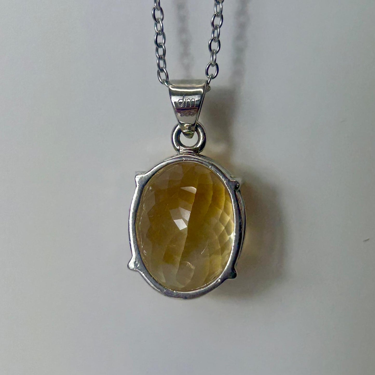 Citrine 925 Pendant
