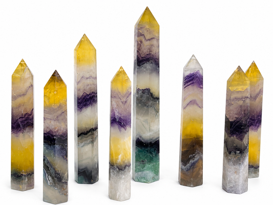 Mixed Flourite Towers