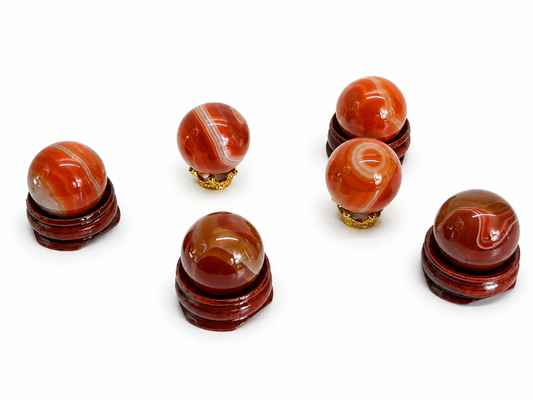 Carnelian Small Spheres