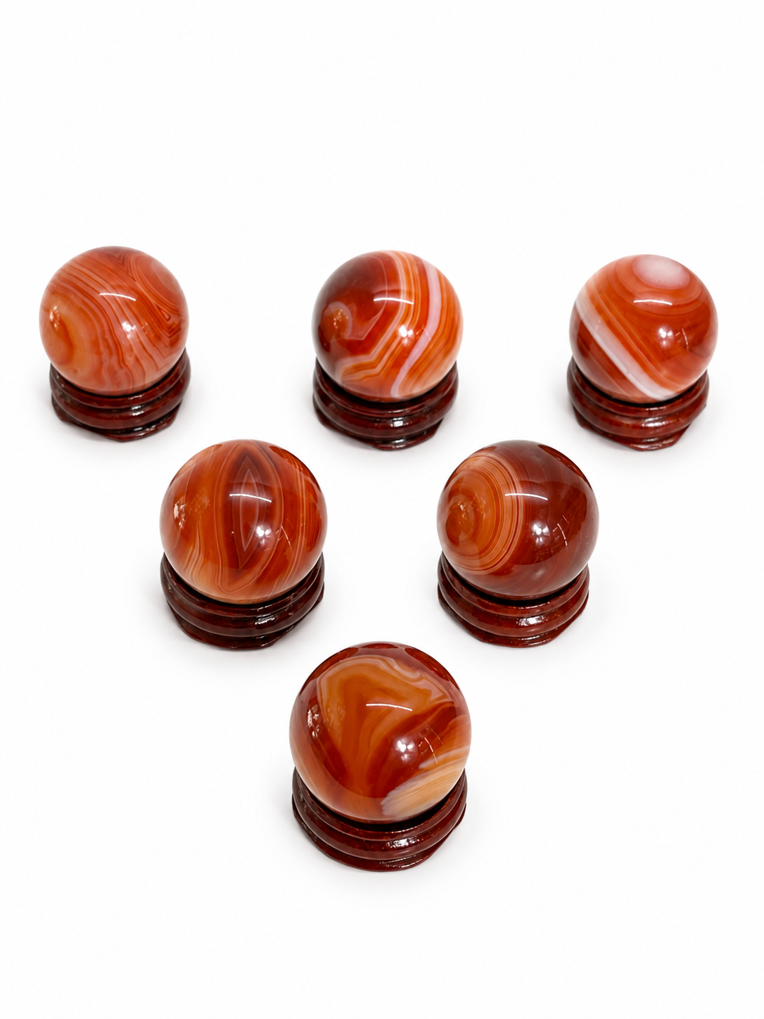 Carnelian Medium Spheres