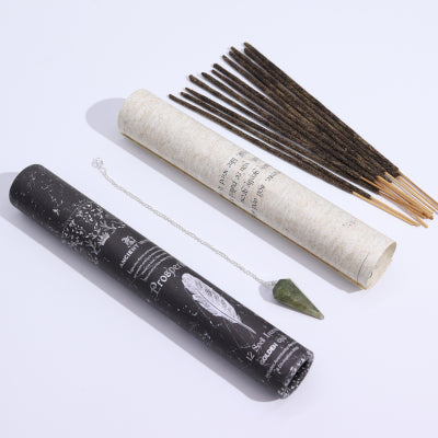 Prosperity Incense Sticks With Aventurine Pendulum