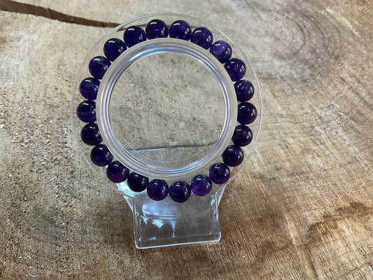 Amethyst Bracelet With Wing